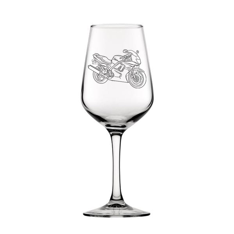 hon cbr600rr motorcycle wine glass digital engraving mockup / engraving preview