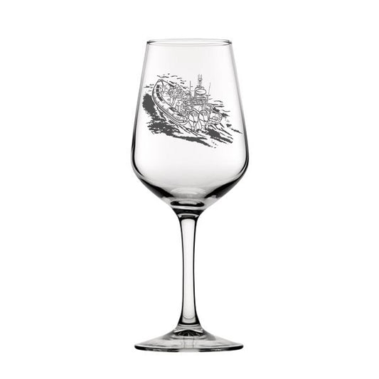rnli inshore lifeatjpg nautical wine glass digital engraving mockup / engraving preview