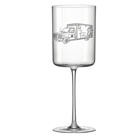 apri rsv mille motorcycle wine glass digital engraving mockup / engraving preview