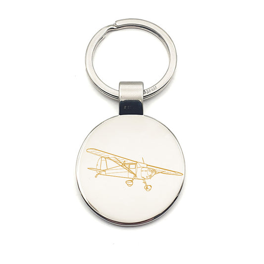 cessna 120 aircraft keyring digital engraving mockup / engraving preview