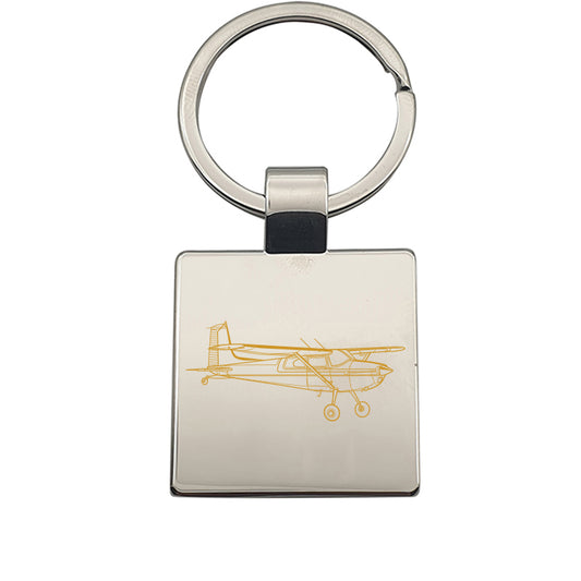 cessna 180 aircraft keyring digital engraving mockup / engraving preview