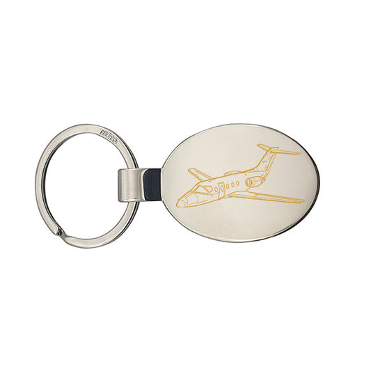 hawker beechjet 400  aircraft keyring digital engraving mockup / engraving preview