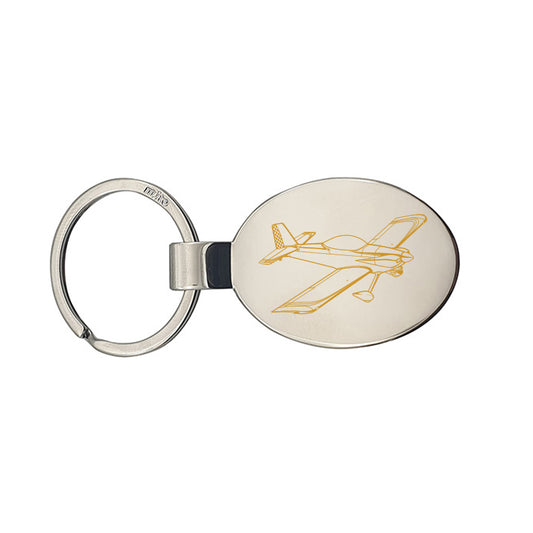 vans rv4 aircraft keyring digital engraving mockup / engraving preview