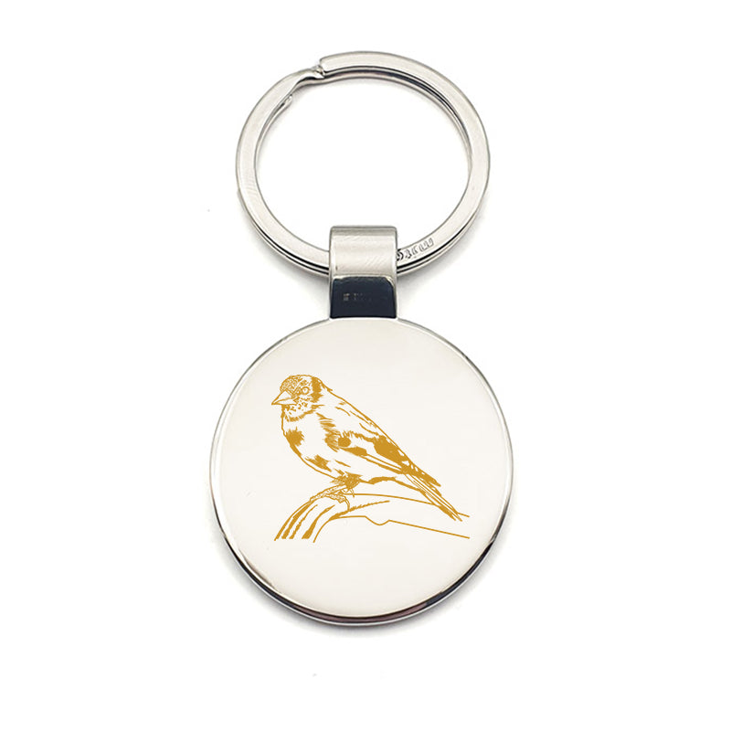 gold fit animal keyring digital engraving mockup / engraving preview