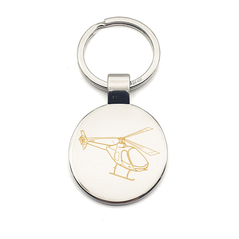 guimbal cabri helicopter keyring digital engraving mockup / engraving preview