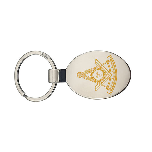 masonic with face design keyring digital engraving mockup / engraving preview