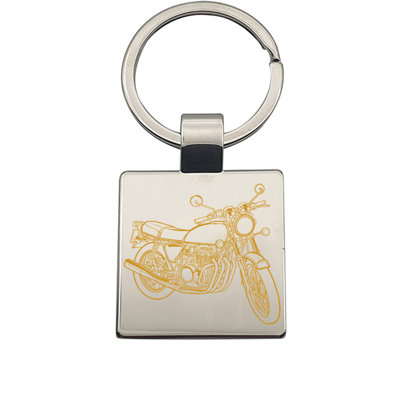 hon cb550 motorcycle keyring digital engraving mockup / engraving preview