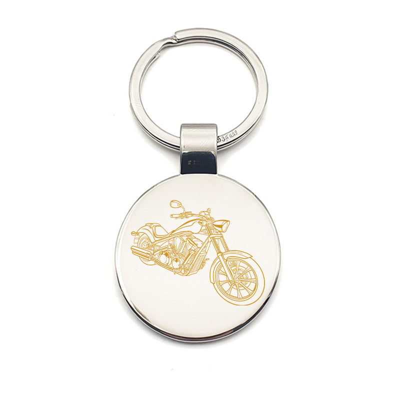 hon fury motorcycle keyring digital engraving mockup / engraving preview