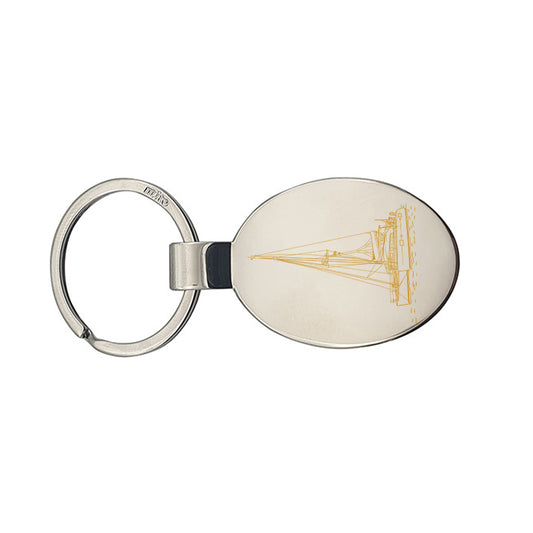 catamaran  keyring digital engraving mockup / engraving preview