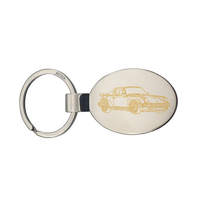 911 carrera targa super sport car keyring digital engraving mockup / engraving preview