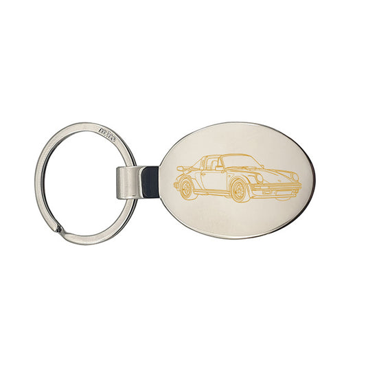 911 carrera targa super sport car keyring digital engraving mockup / engraving preview