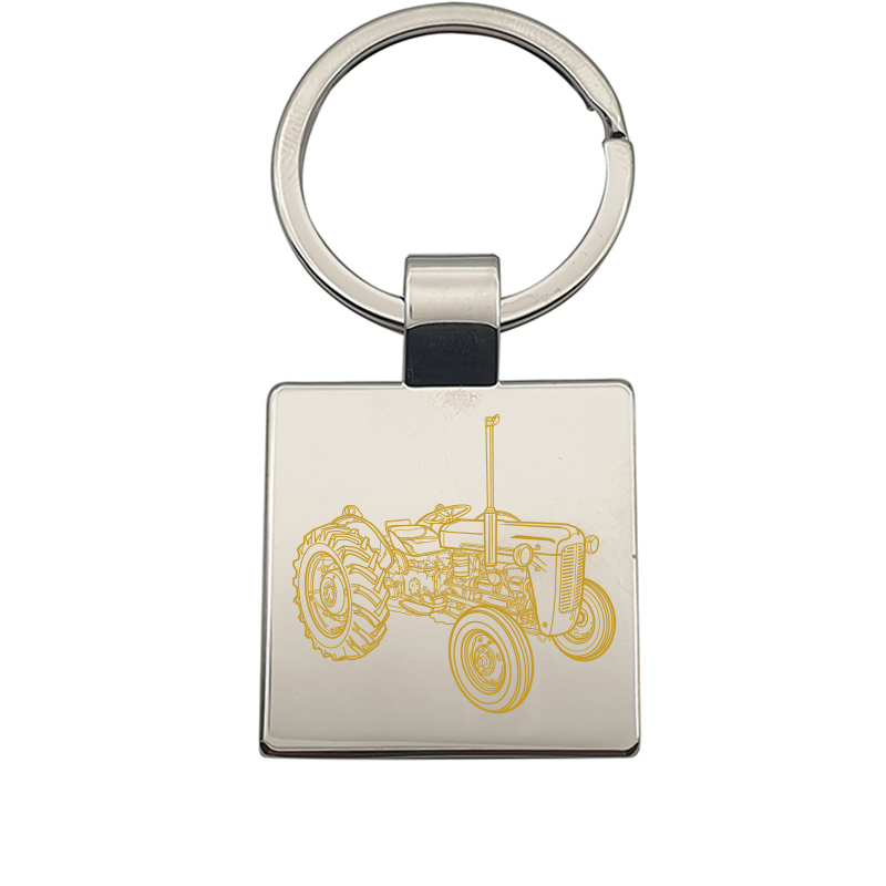 Mockup of our Ferguson TE20 Tractor artwork Keyring