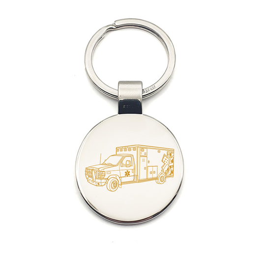 apri millie motorcycle keyring digital engraving mockup / engraving preview