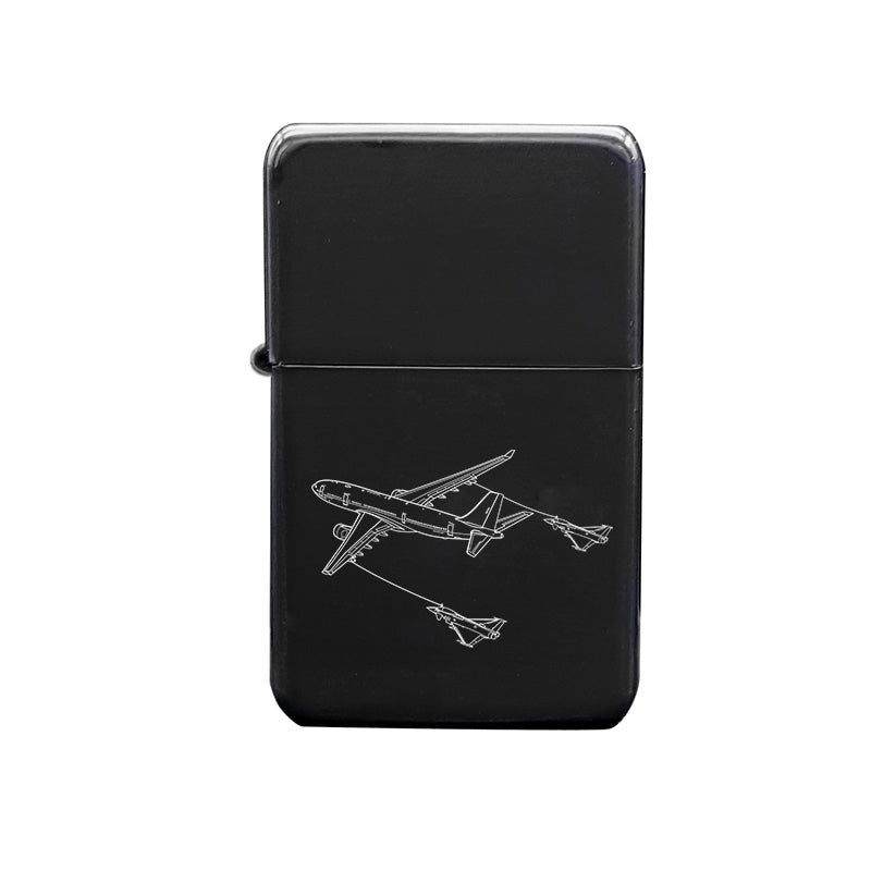 a330 tanker eurofighter aircraft cigarette lighter digital engraving mockup / engraving preview