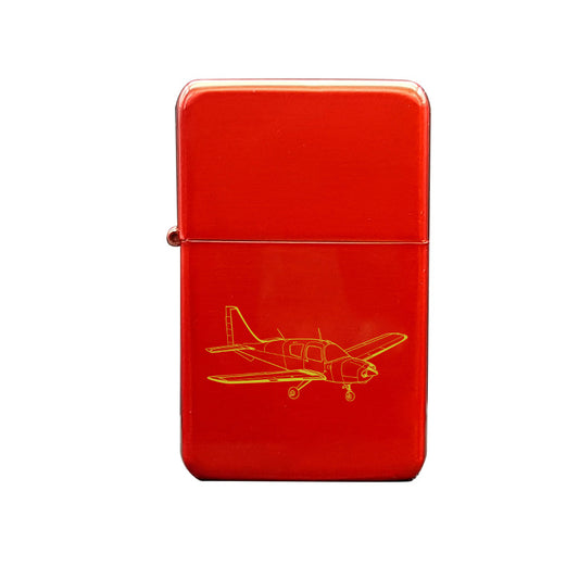 beagle pup aircraft cigarette lighter digital engraving mockup / engraving preview