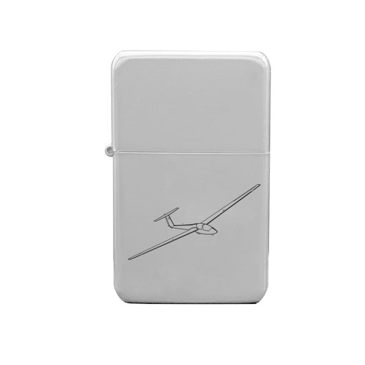 ask21 glider ciggarette lighter digital engraving mockup / engraving preview
