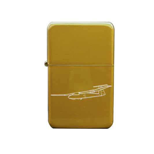 pirat glider ciggarette lighter digital engraving mockup / engraving preview
