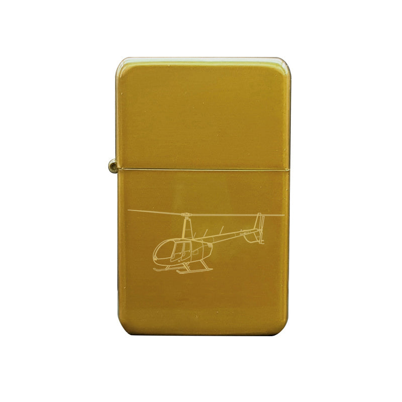 robinson r44 helicopter cigarette lighter digital engraving mockup / engraving preview