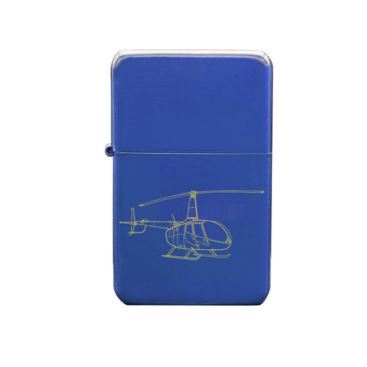 robinson r66 helicopter ciggarette lighter digital engraving mockup / engraving preview