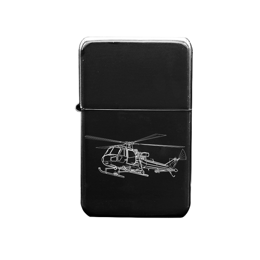 westland helicopter cigarette lighter digital engraving mockup / engraving preview