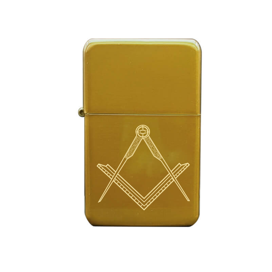 masonic 01 symbol cigarette lighter digital engraving mockup / engraving preview