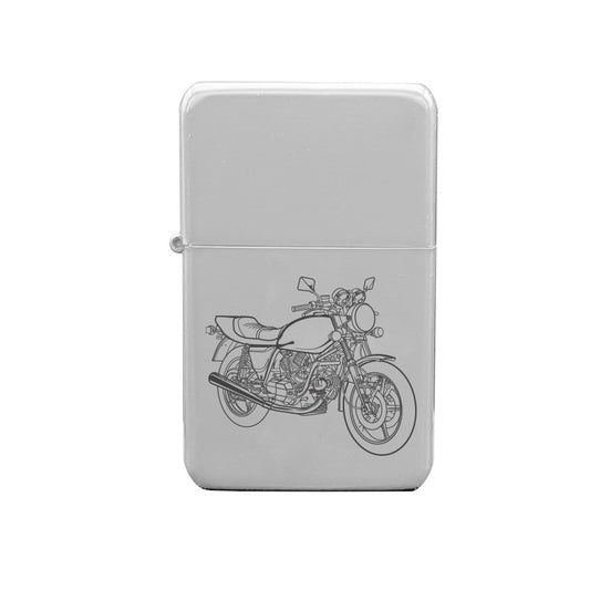 duc 900sd motorcycle ciggarette lighter digital engraving mockup / engraving preview