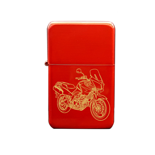 suz dl650 v strom motorcycle cigarette lighter digital engraving mockup / engraving preview