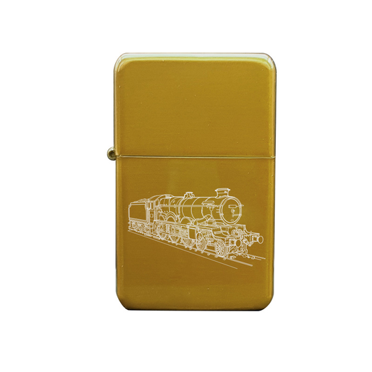 Castle Class Steam Train Locomotive Flip-top Cigarette Lighter
