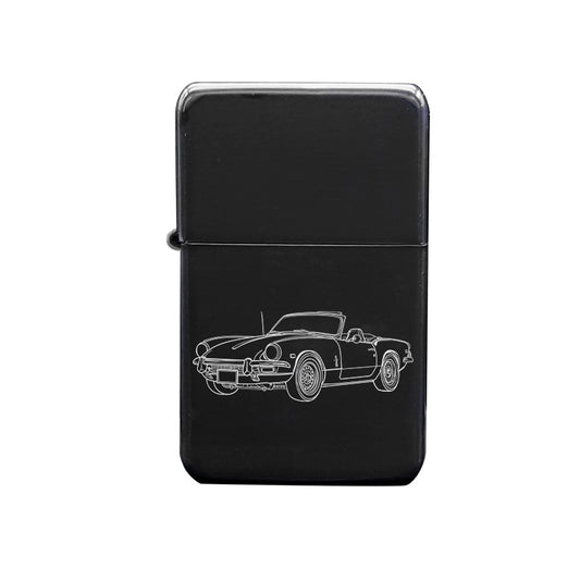 spitfire car ciggarette lighter digital engraving mockup / engraving preview