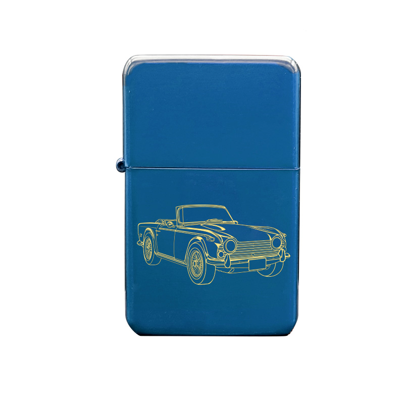 tri tr250 car cigarette lighter digital engraving mockup / engraving preview