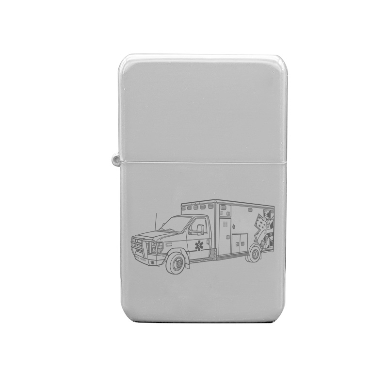 apri mille motorcycle ciggarette lighter digital engraving mockup / engraving preview