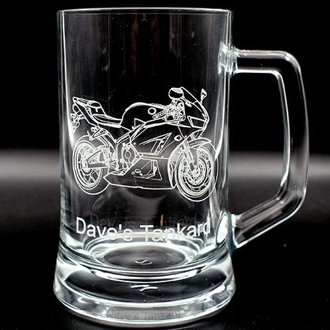 Motorcycle Scooter Moped Themed Tankard Selection - Giftware Engraved