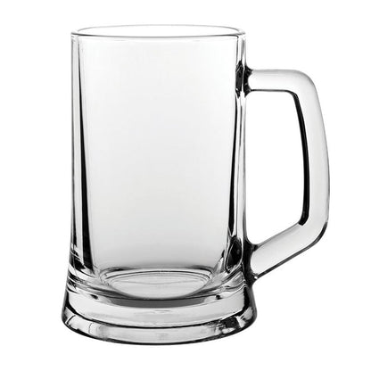 Personalised Everyday Glass Beer Tankard Stein - 1 Pint - Giftware Engraved