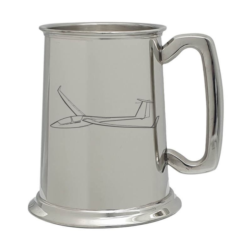 ash25 glider glider pewter selection digital engraving mockup / engraving preview