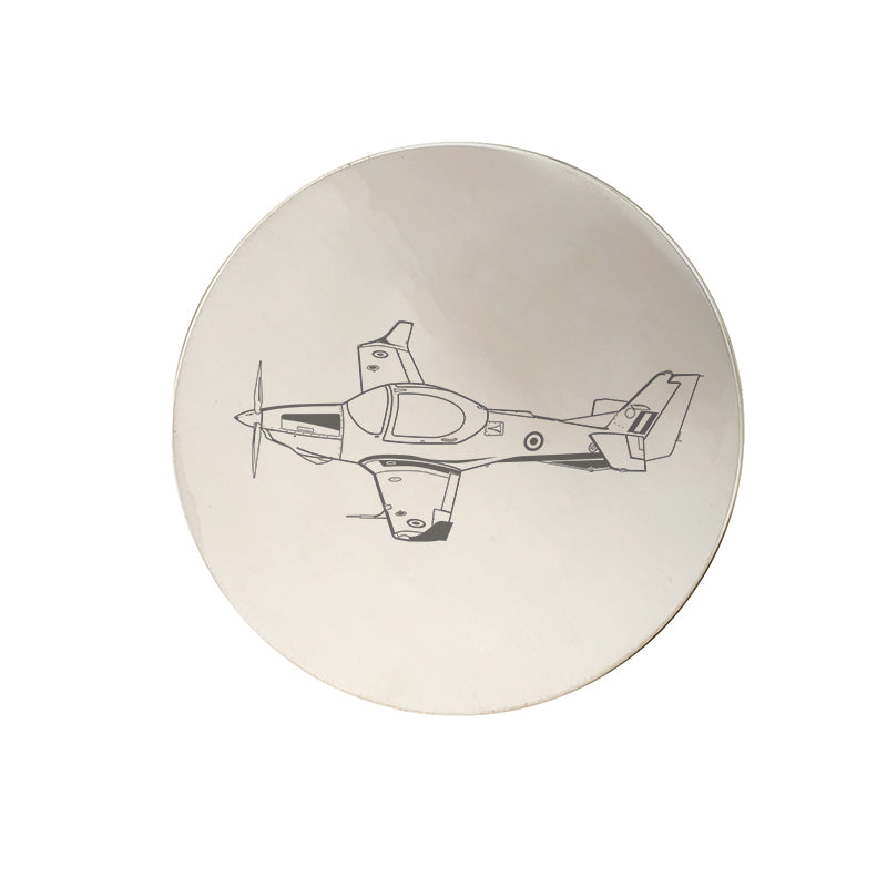 grob 120t aircraft pewterware digital engraving mockup / engraving preview