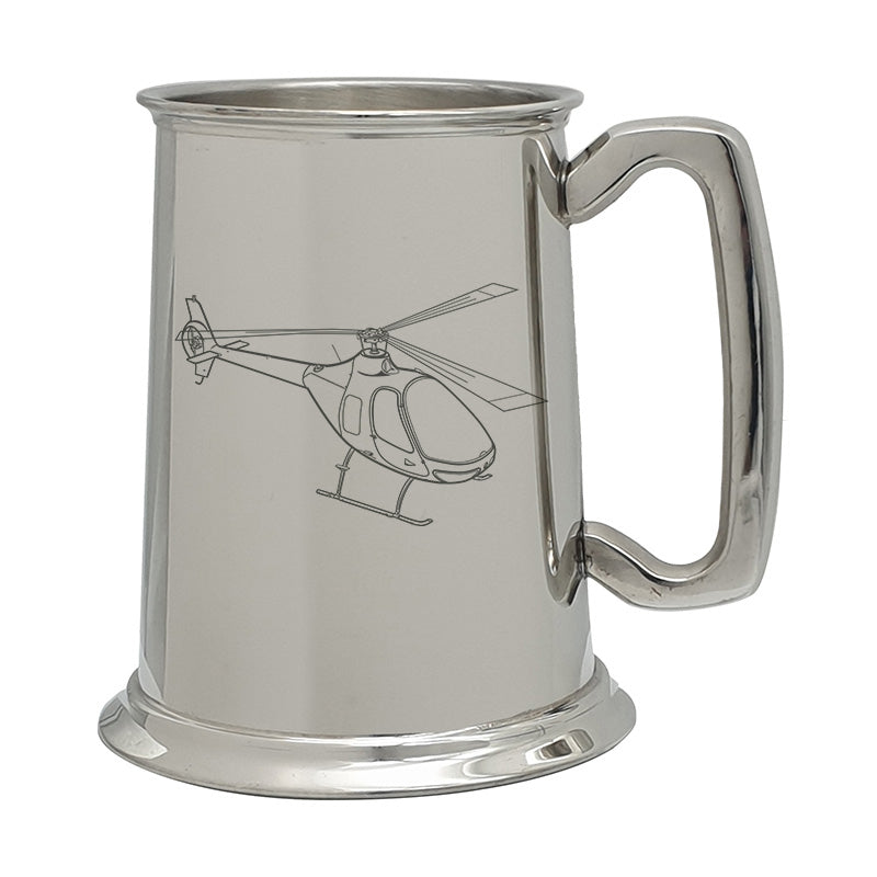 guimbal cabri helicopter pewterware digital engraving mockup / engraving preview