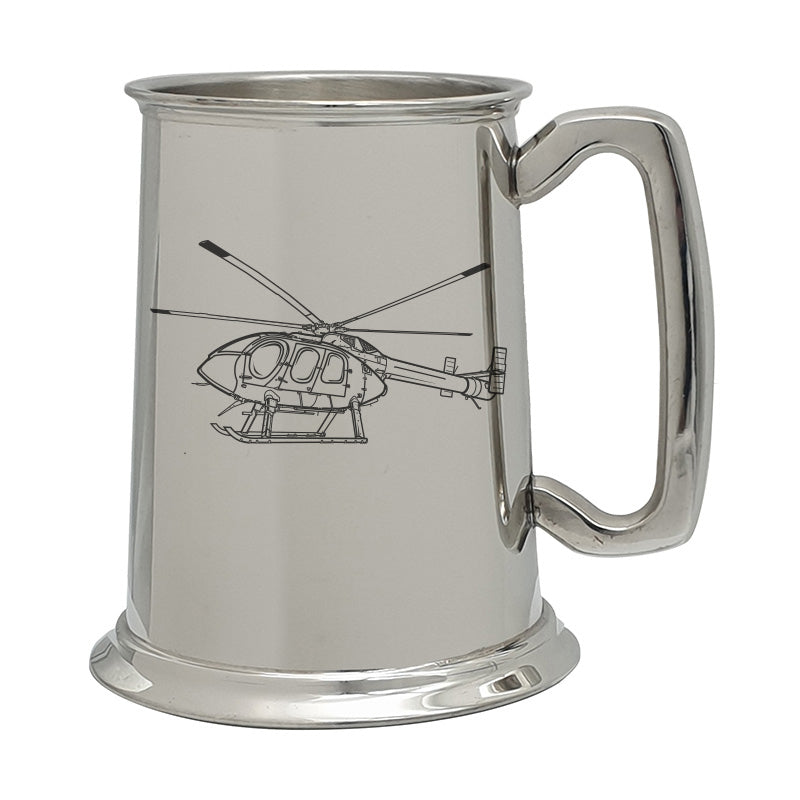 md600n helicopter pewterware digital engraving mockup / engraving preview