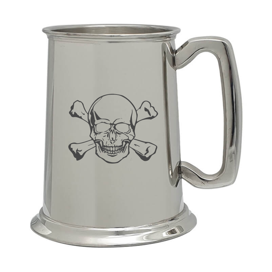 skull misc pewter selection digital engraving mockup / engraving preview
