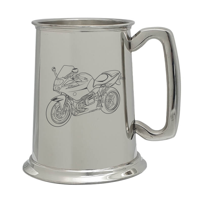 bm r1100 motorcycle pewter selection digital engraving mockup / engraving preview