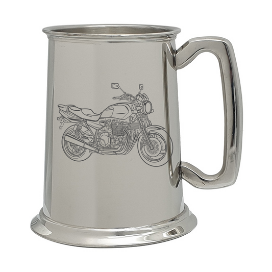 yam xjr13000 motorcycle pewter selection digital engraving mockup / engraving preview