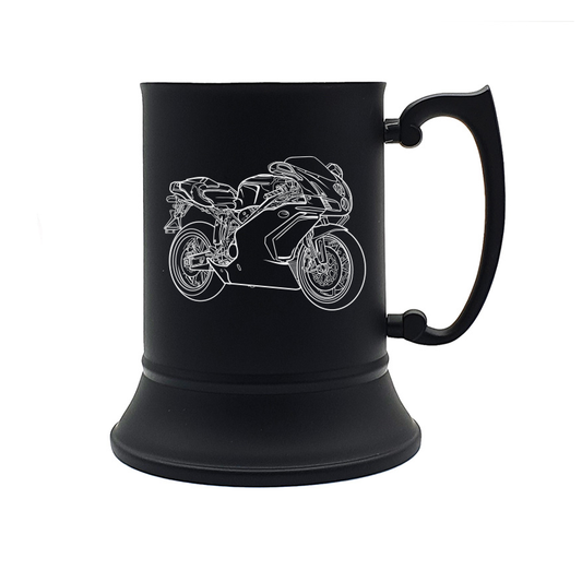 Duc 749r Motorcycle Metal Tankard Mug