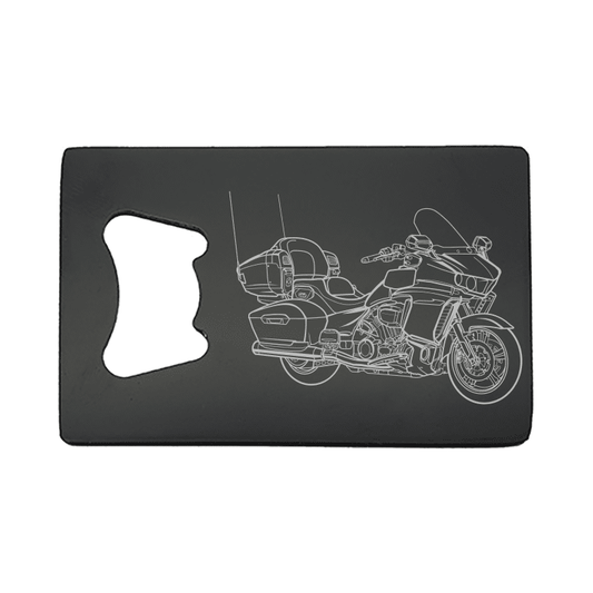 YAM Star Venture Transcontinental Motorcycle Bottle Opener | Giftware Engraved
