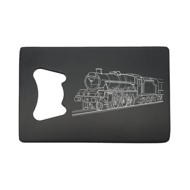 Illustration of Steam Train Locomotive ArtworkEngraved on Bottle Opener | Giftware Engraved