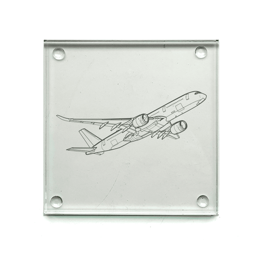 Airbus A350 Aircraft Drinks Coaster Selection | Giftware Engraved
