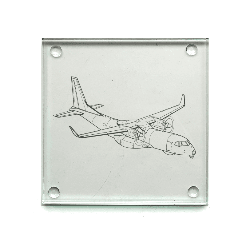 Airbus C295 Aircraft Drinks Coaster Selection | Giftware Engraved