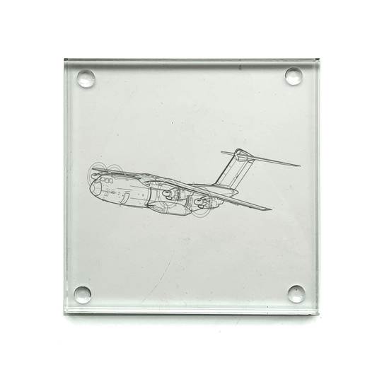 Airbus Atlas Aircraft Drinks Coaster Selection | Giftware Engraved