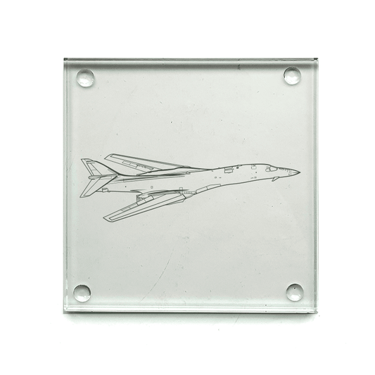 Rockwell B1 Lancer Aircraft Drinks Coaster Selection | Giftware Engraved