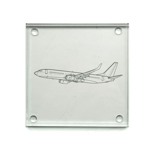 Boeing 737 Aircraft Drinks Coaster Selection | Giftware Engraved