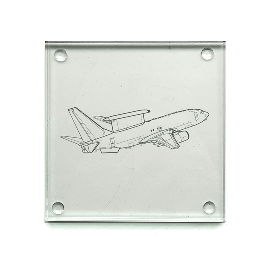 Boeing E7 Wedgetail Aircraft Drinks Coaster Selection | Giftware Engraved