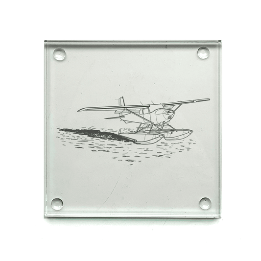 Cessna Seaplane Drinks Coaster Selection | Giftware Engraved